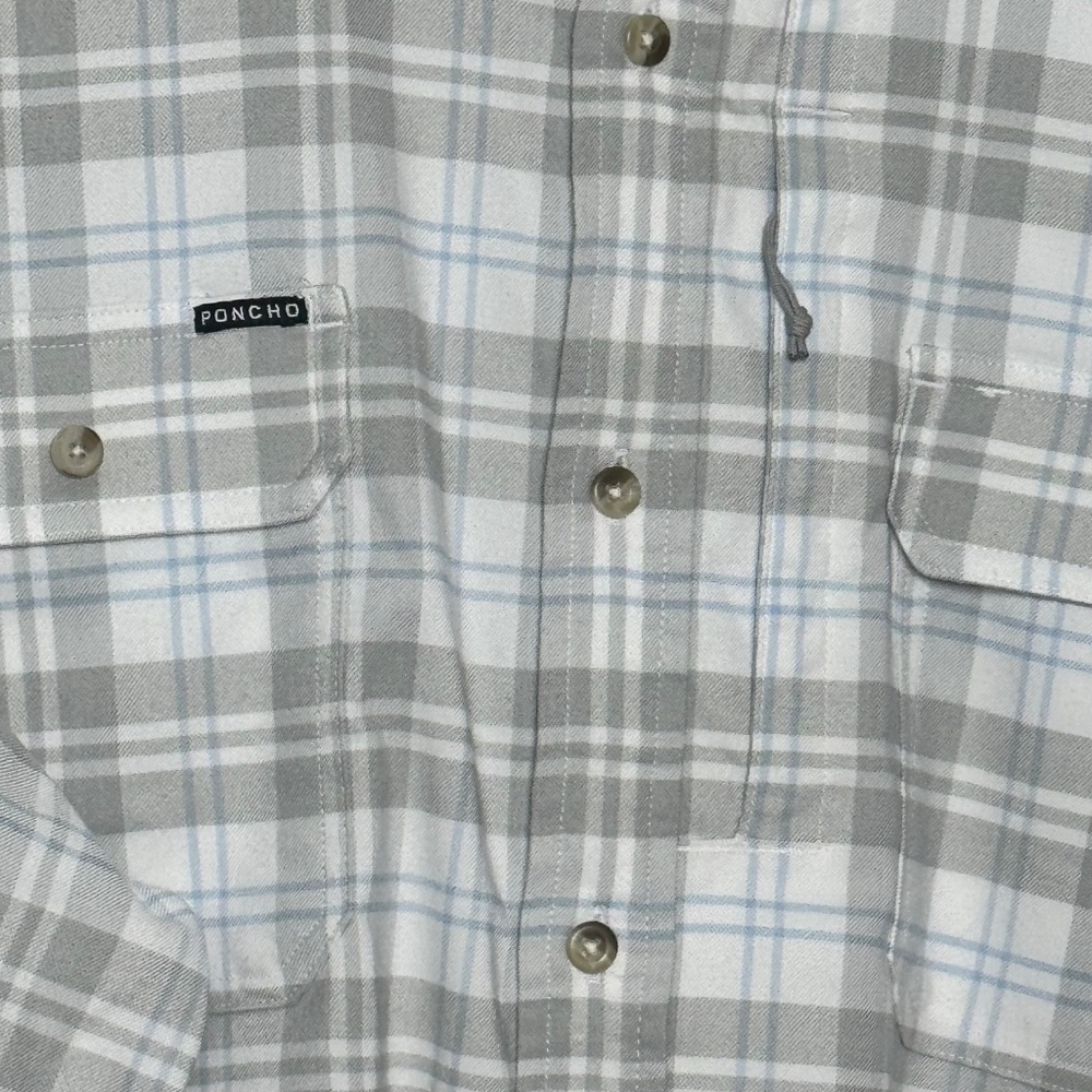 Poncho The Snowcat Utility Style Flannel Men's Sz XL - Picture 7 of 11